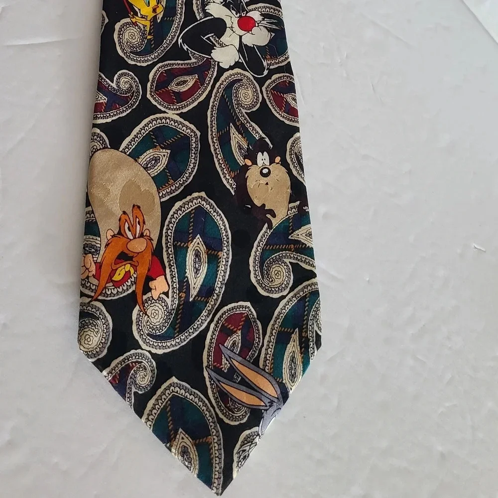 Vintage LOONEY TUNES Ties lot of 2